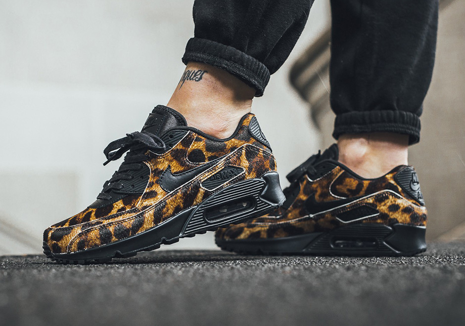 Cheetah Print Covers The Nike Air Max 90