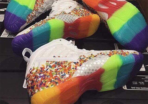 Nike Foamposite Pro Fruity Pebbles Kids