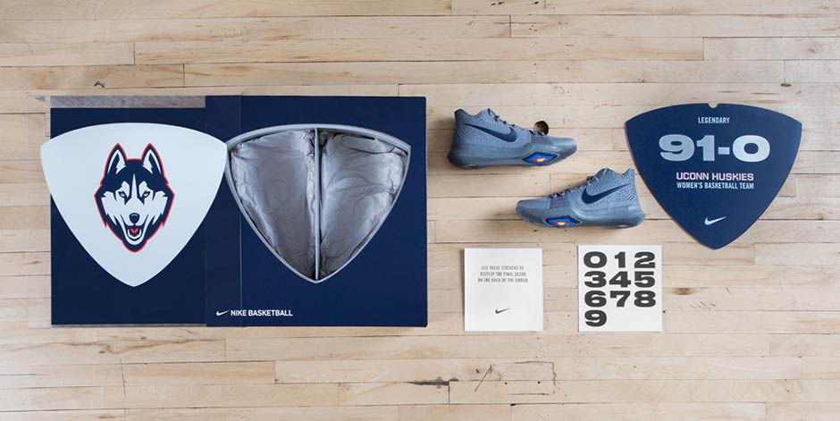 Nike Kyrie 3 Grey Uconn Huskies Streak 2