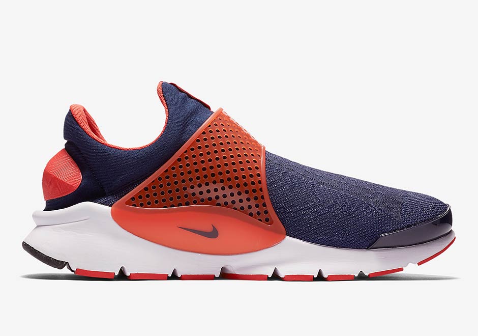 Nike Sock Dart Max Orange Midnight Navy 3