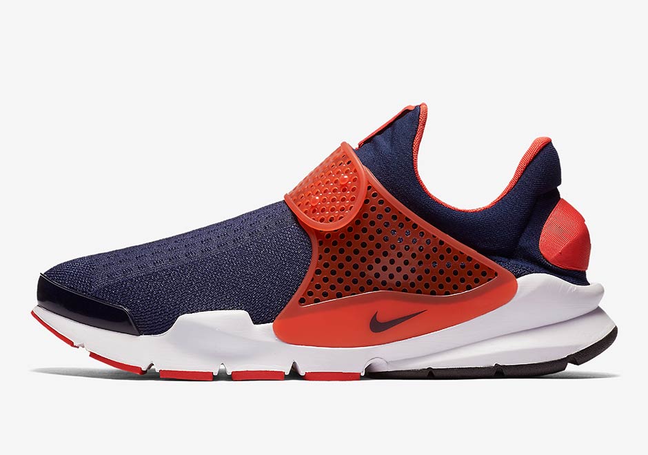 Nike Sock Dart Max Orange Midnight Navy 4