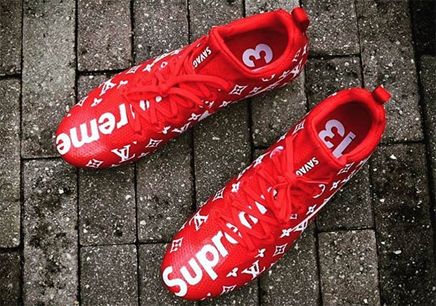 Odell Beckham Jr. Has Supreme Louis Vuitton Custom Cleats Made