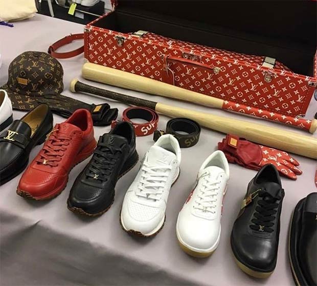 Supreme Louis Vuitton Shoes 2017