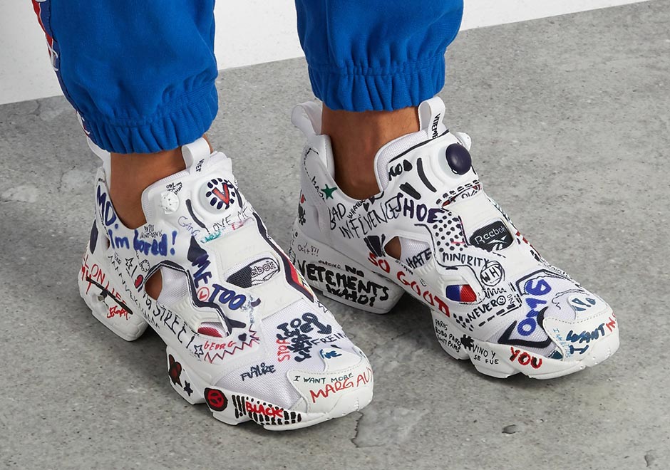 Vetements Reebok Instapump Fury Scribble 1