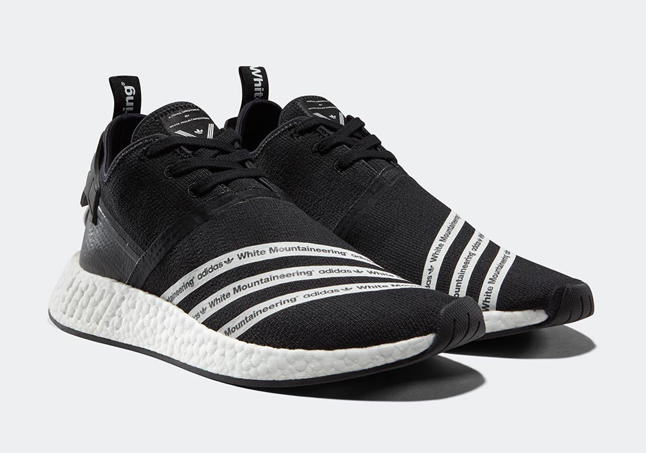 White Mountaineering Adidas Nmd R2 Black January 2017