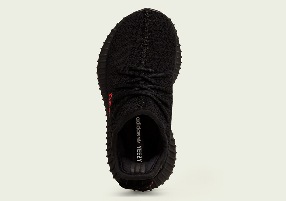 Yeezy Boost 350 V2 Black Red Infant Size 4