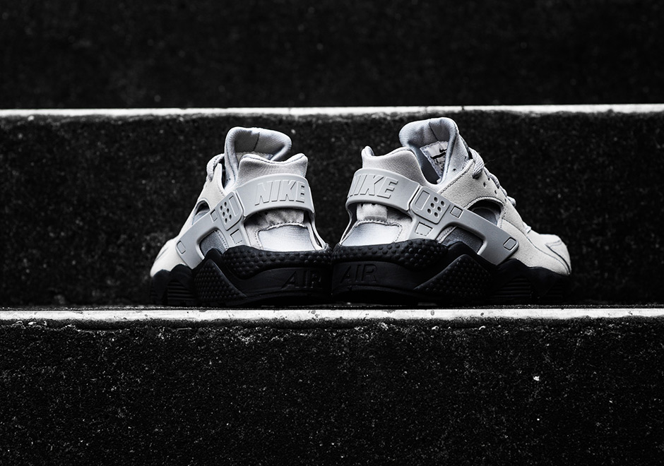 Nike Air Huarache Run Se Premium Matte Silver Black 5