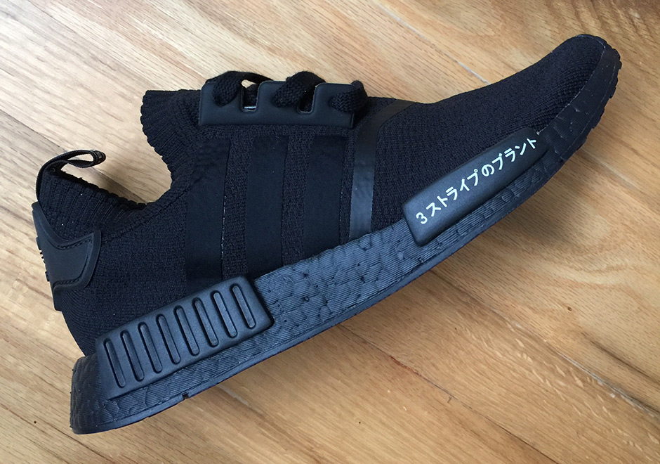 Adidas Nmd R1 Primeknit Japan Triple Black 1