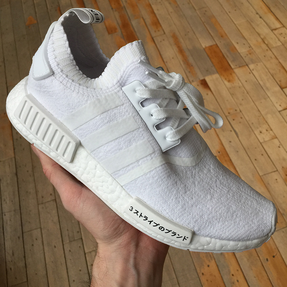 Adidas Nmd R1 Primeknit Japan Triple White 1