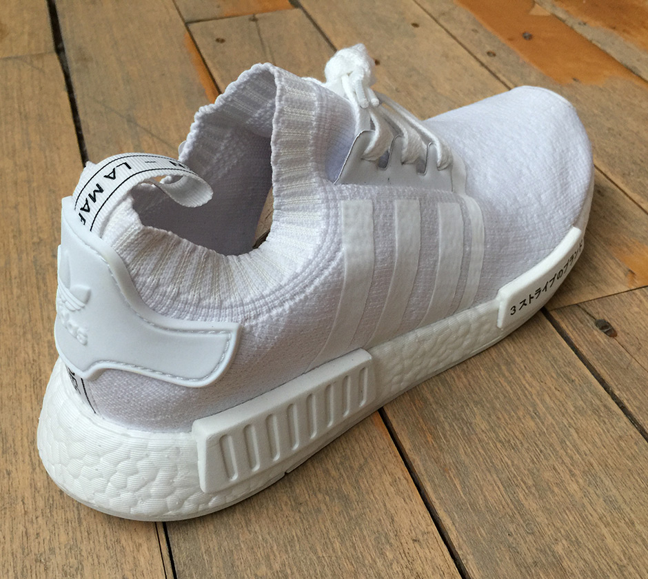 Adidas Nmd R1 Primeknit Japan Triple White 2