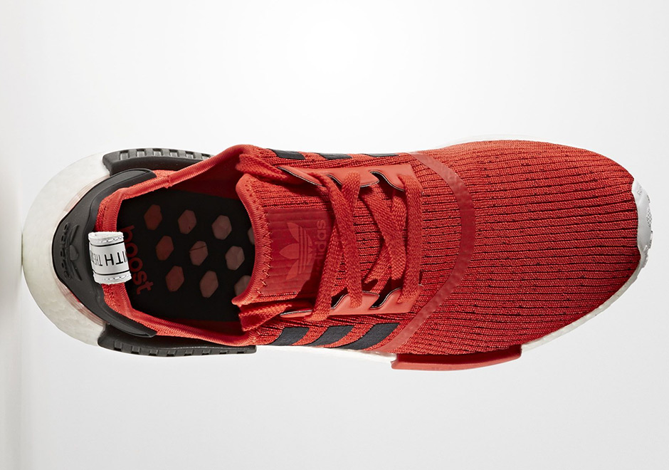 Adidas Nmd R1 Red Black White Bb2885 4