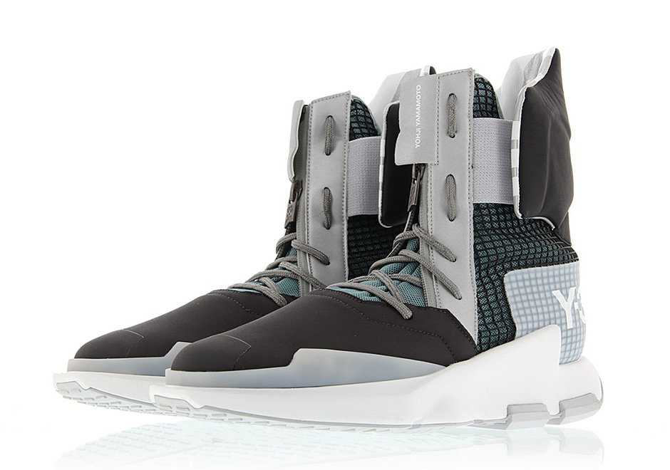 Adidas Y3 Noci Black White Green 3