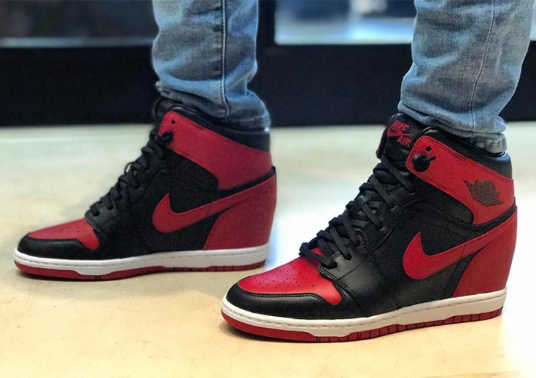 Michael Jordan’s Wife Gets Air Jordan 1 “Banned” Sneaker Wedge