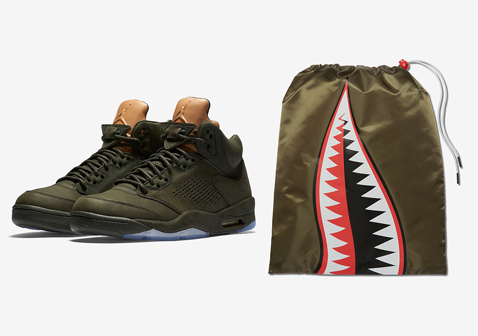 The $400 Air Jordan 5 "Take Flight" Comes With Fighter Jet-Inspired Box and Bag