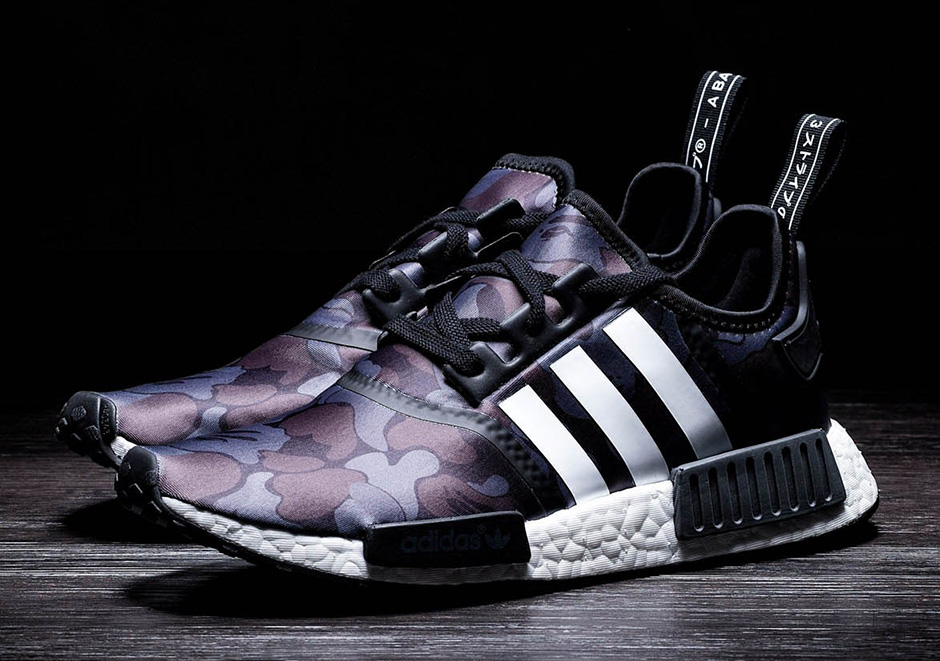 Here's Another Chance To Grab The BAPE x adidas NMD R1 "Black Camo"