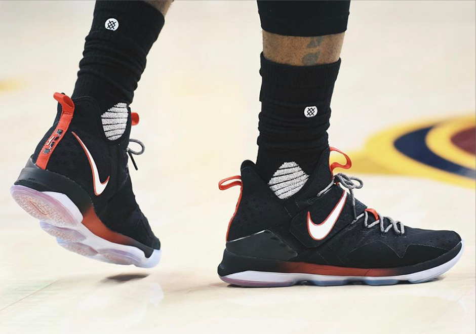 LeBron Debuts New Nike LeBron 14 "Bred" In Win Over Pacers