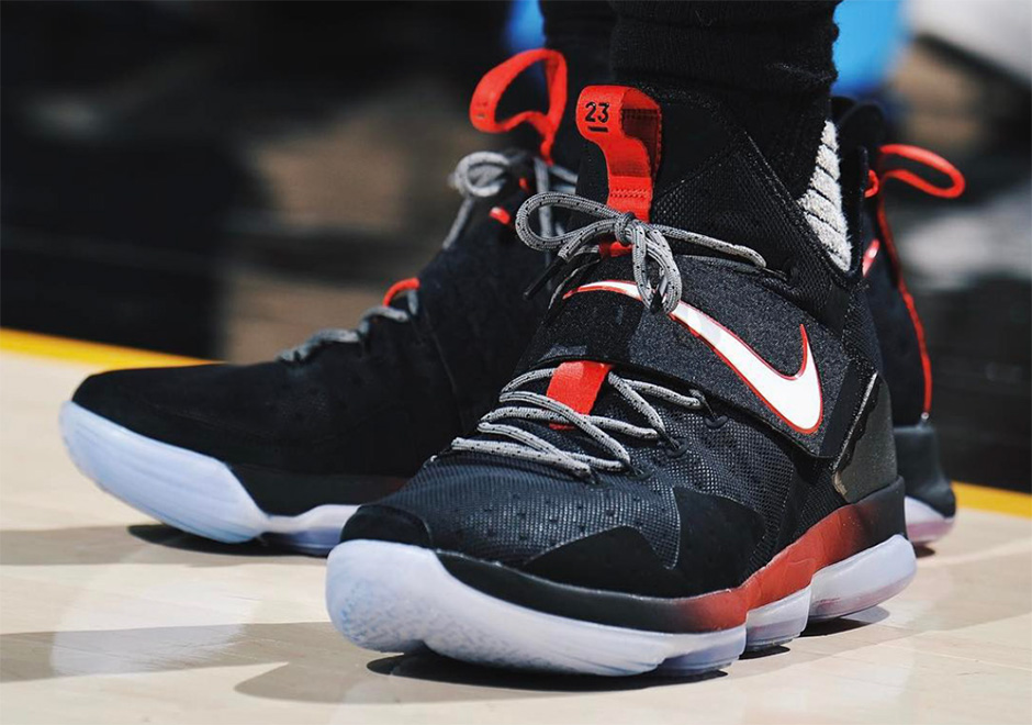 Nike Lebron 14 Bred Vs Pacers 02