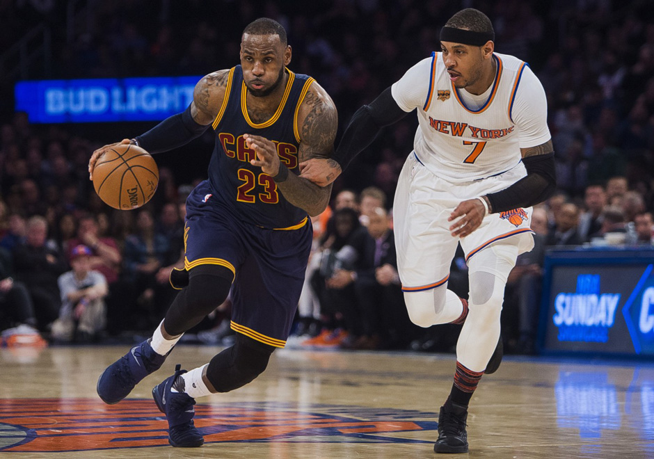 Nike Lebron 14 Navy White Pe Vs Knicks 01