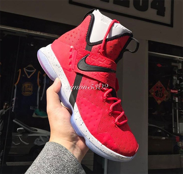 Nike Lebron 14 Red Black 2