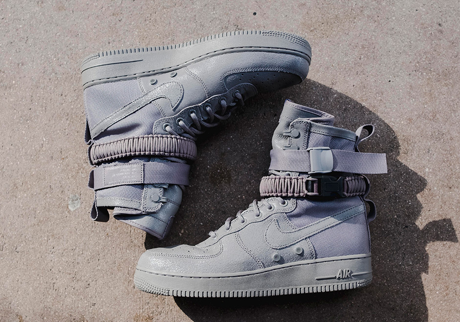 Nike Sf Af1 Grey Detailed Photos 02