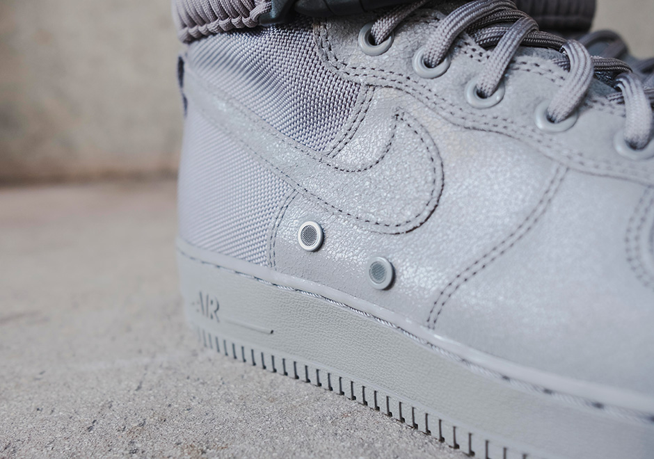 Nike Sf Af1 Grey Detailed Photos 11