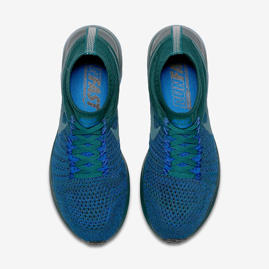 Nikelab Zoom All Out Flyknit Atomic Teal Iced Jade Racer Blue 3