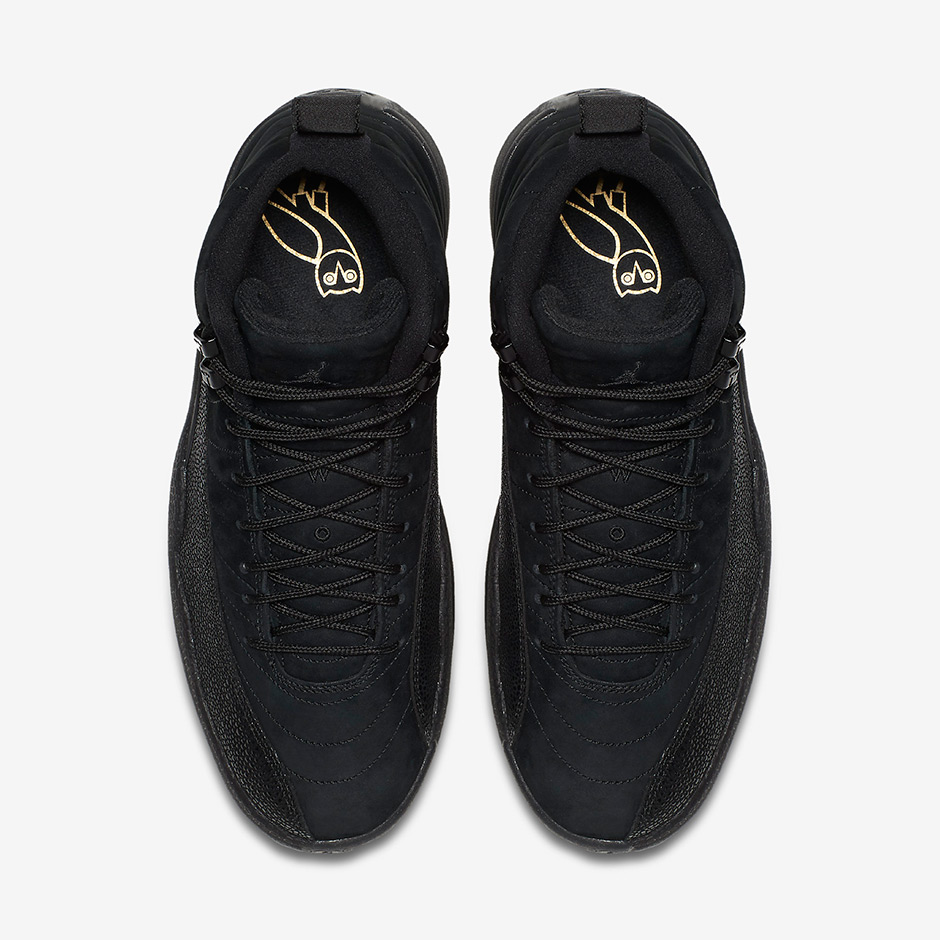 Ovo Air Jordan 12 Black Official Images 3