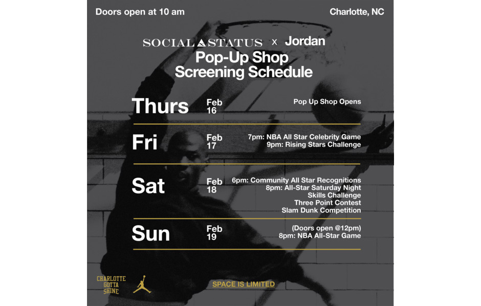 Social Status Jordan Brand Pop Up