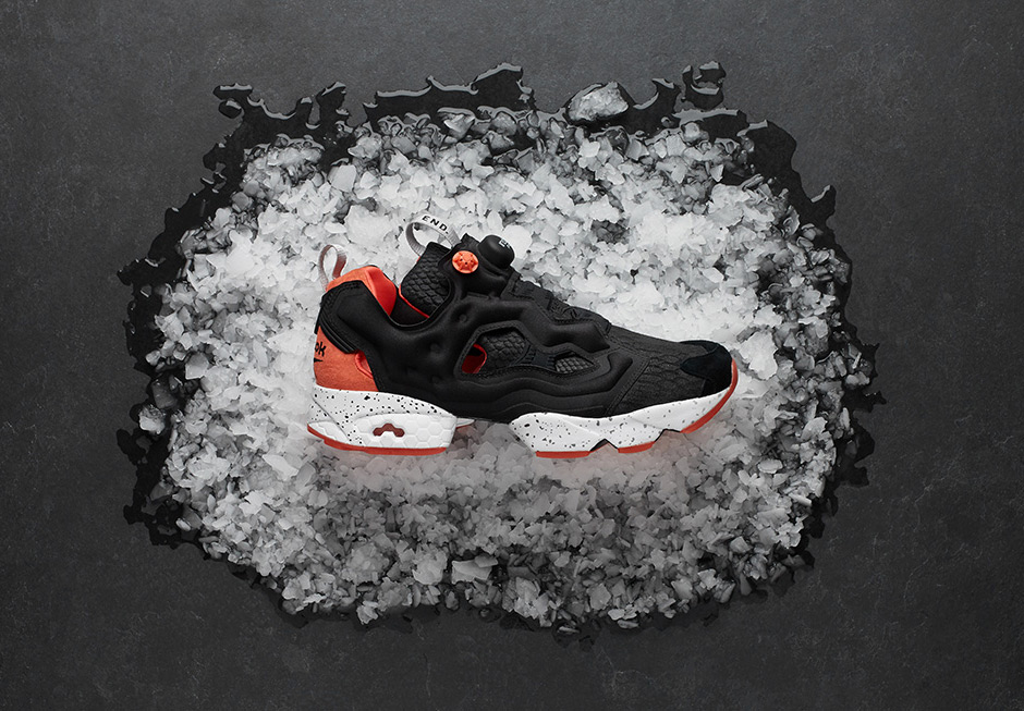 END x Reebok Instapump Fury "Black Salmon"