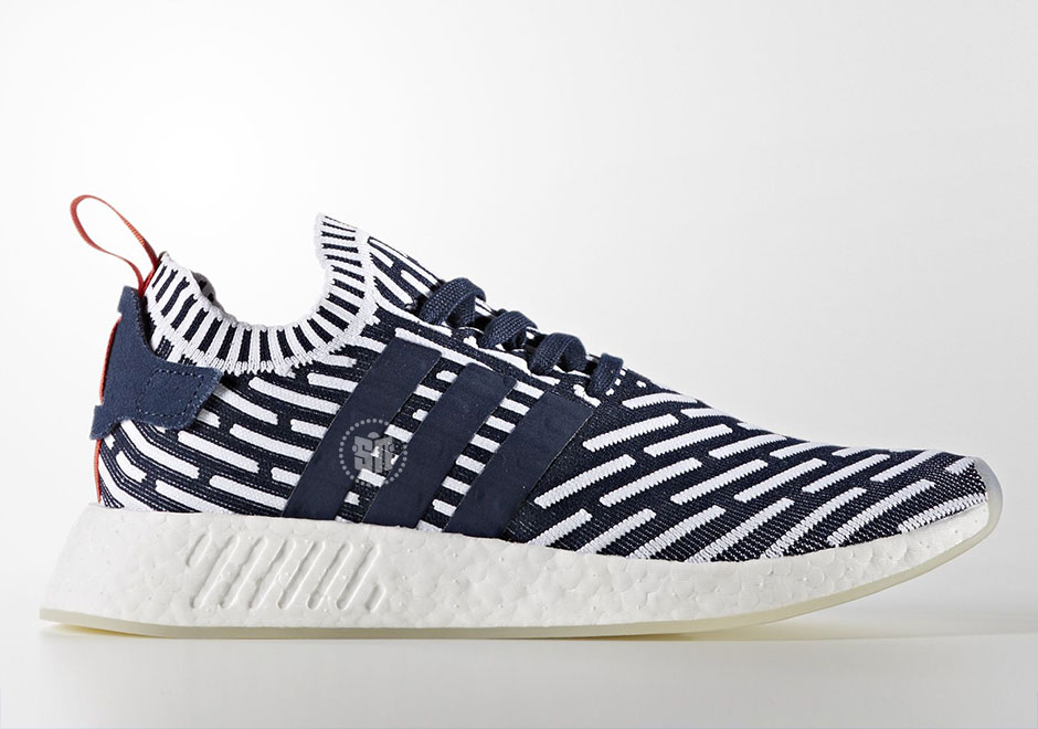 Adidas Nmd R2 Navy White Bb2909 1