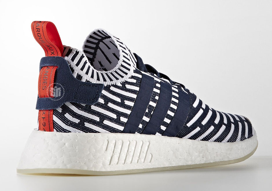 Adidas Nmd R2 Navy White Bb2909 2