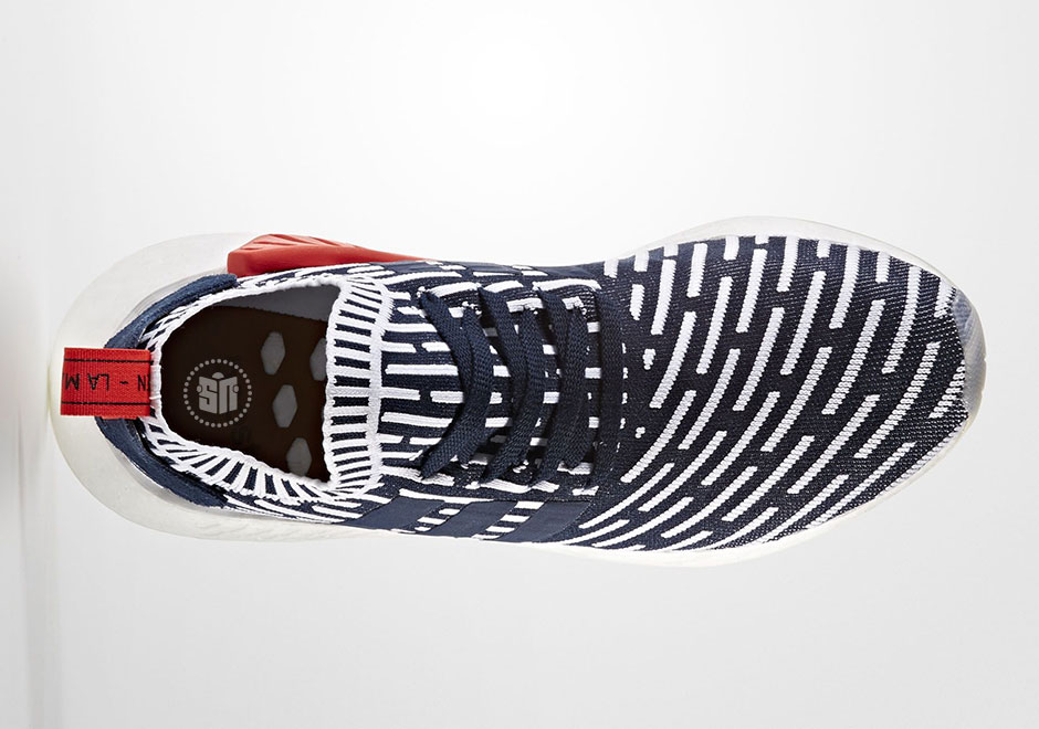 Adidas Nmd R2 Navy White Bb2909 4