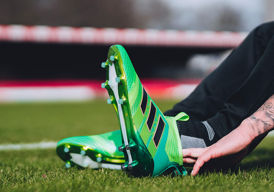 Adidas Soccer Turbocharge Grey Green 3