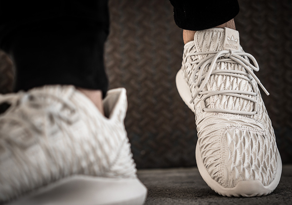 Adidas Tubular Instinct Oatmeal Quilted 3