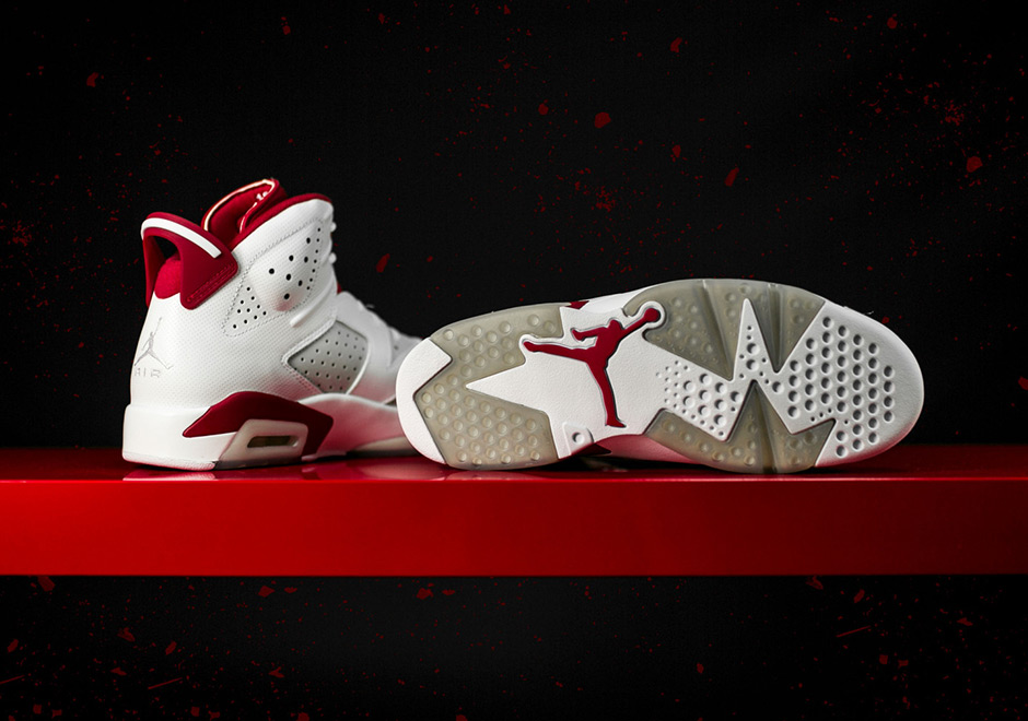 Air Jordan 6 Alternate White Gym Red 2