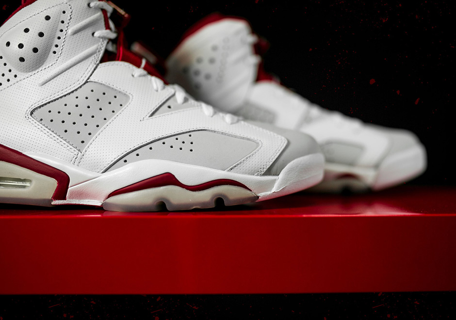 Air Jordan 6 Alternate White Gym Red 4