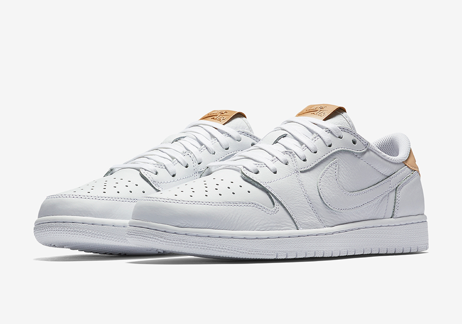 Air Jordan 1 Low Og Premium White Vachetta Tan Release Date 02