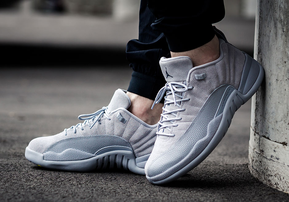 Air Jordan 12 Low Grey Suede Release Date 03