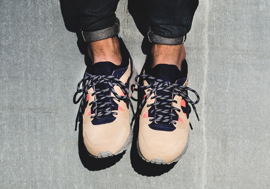 Asics Gel Lyte V Tan Red Purple 2