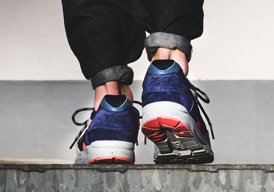 Asics Gel Lyte V Tan Red Purple 3