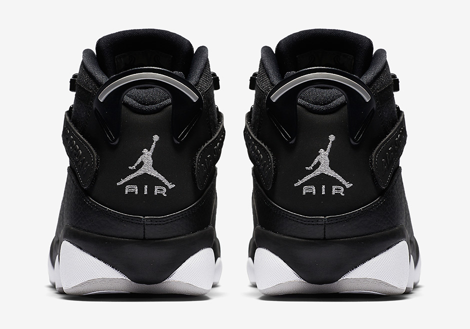 Jordan 6 Rings Black Leather Grey 1