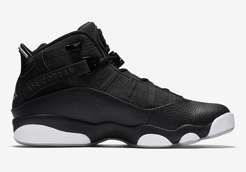 Jordan 6 Rings Black Leather Grey 4