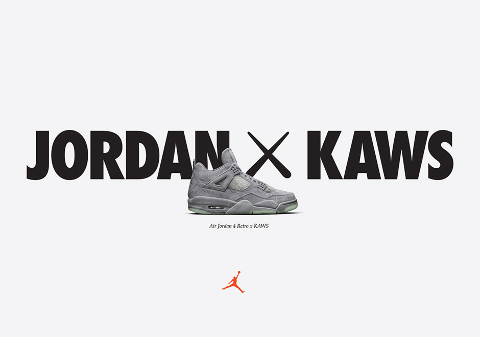 Kaws Air Jordan 4 Official Photos 01