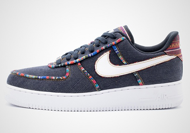 Nike 823511 402 Air Force 1 Denim Printed Piping 1