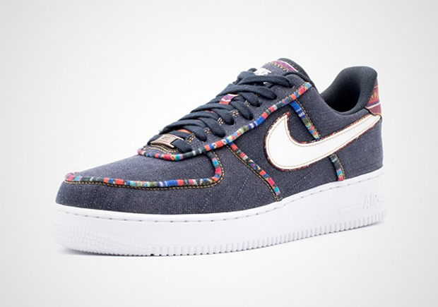 Nike 823511 402 Air Force 1 Denim Printed Piping 2