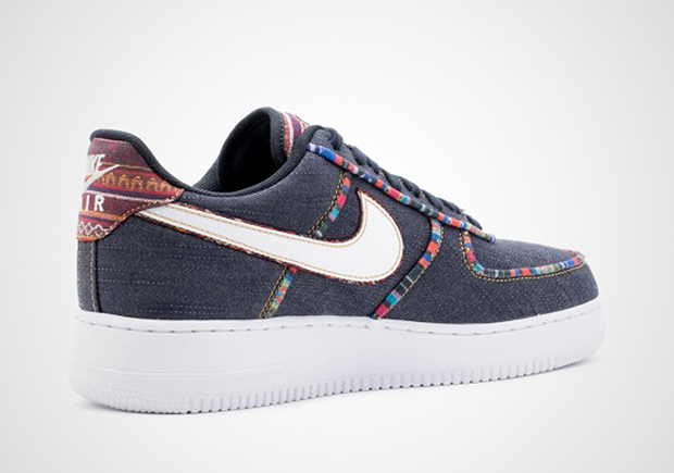 Nike 823511 402 Air Force 1 Denim Printed Piping 3