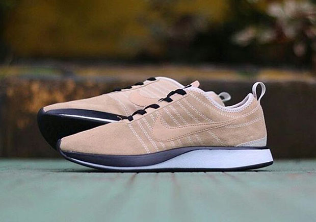 Nike Dual Tone Racer Oatmeal Suede 2