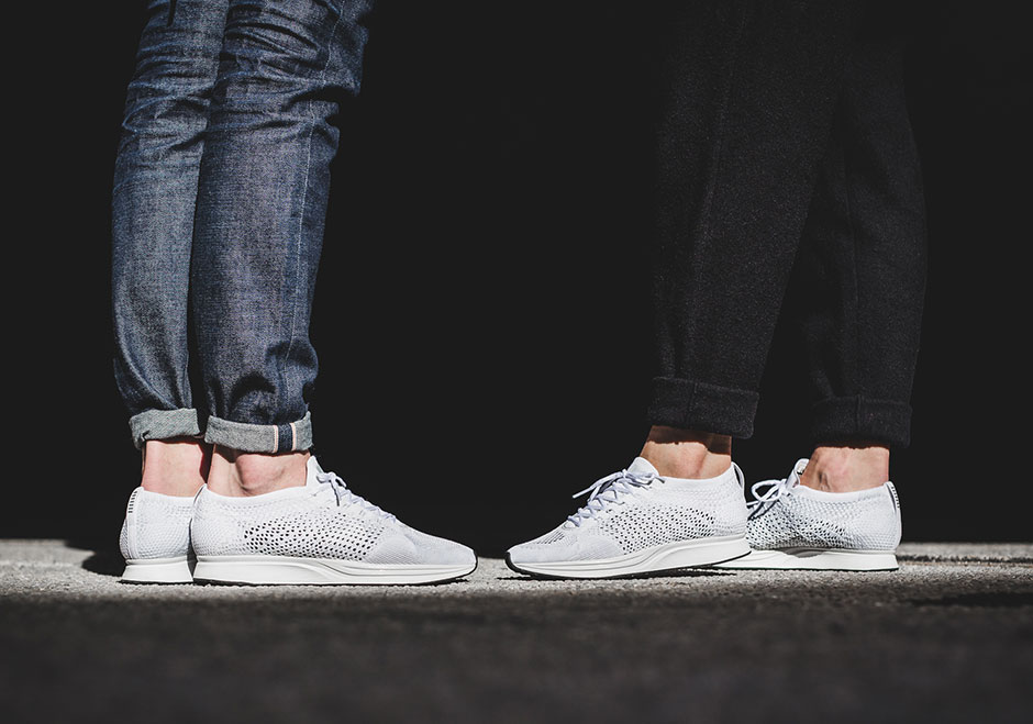 Triple White Nike Flyknit Racers Are Finally Releasing