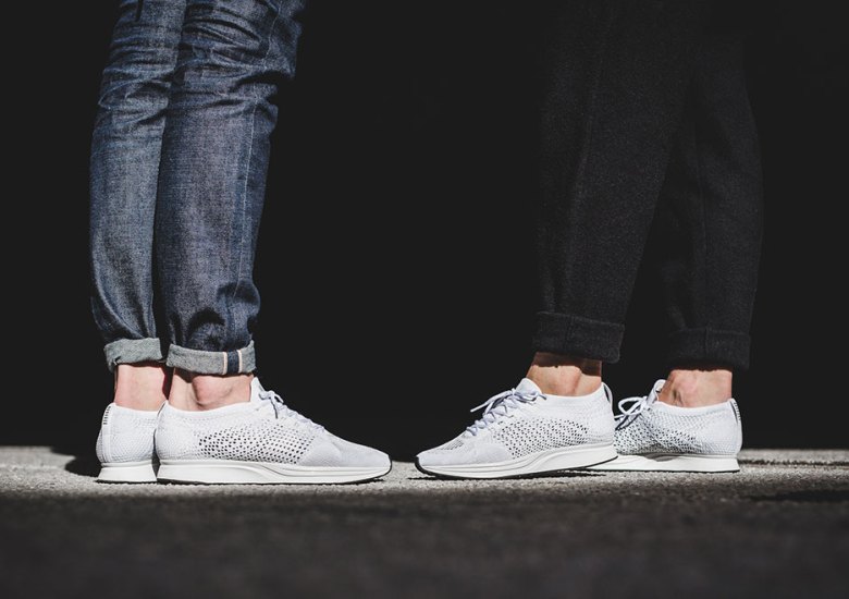 Triple White Nike Flyknit Racers Are Finally Releasing