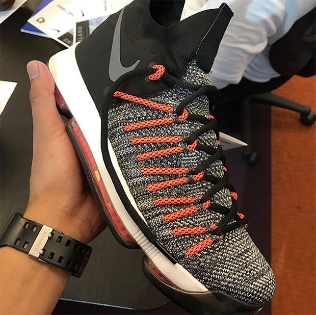 Nike Kd 9 Elite Black White Orange 2